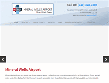 Tablet Screenshot of mineralwellsairport.com